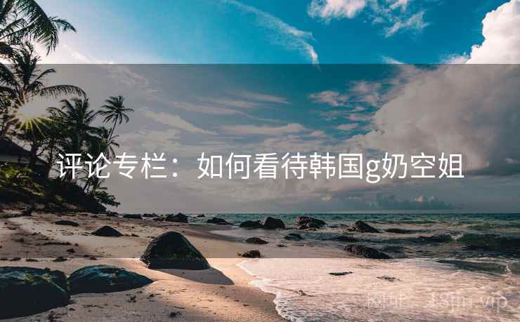 评论专栏：如何看待韩国g奶空姐  第2张