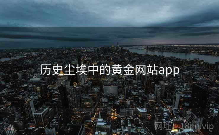 历史尘埃中的黄金网站app  第2张